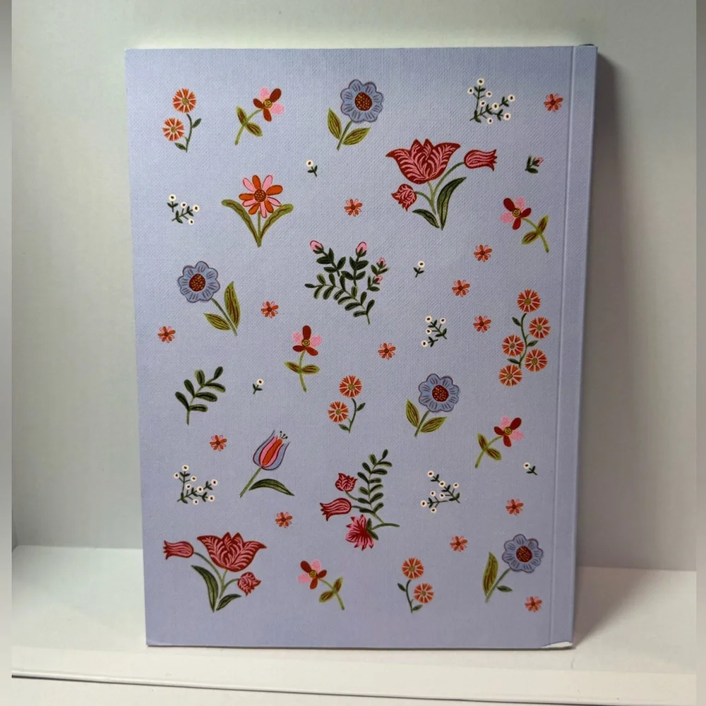 NWT Rifle Paper Co Aster Soft Cover Journal Saddle Stitch Ruled Pages